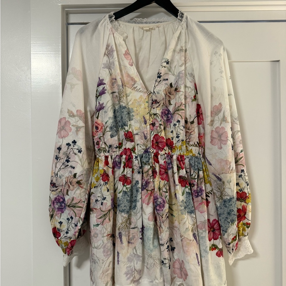 Anthropologie Let Me Be Floral Mini Dress - Multicolor